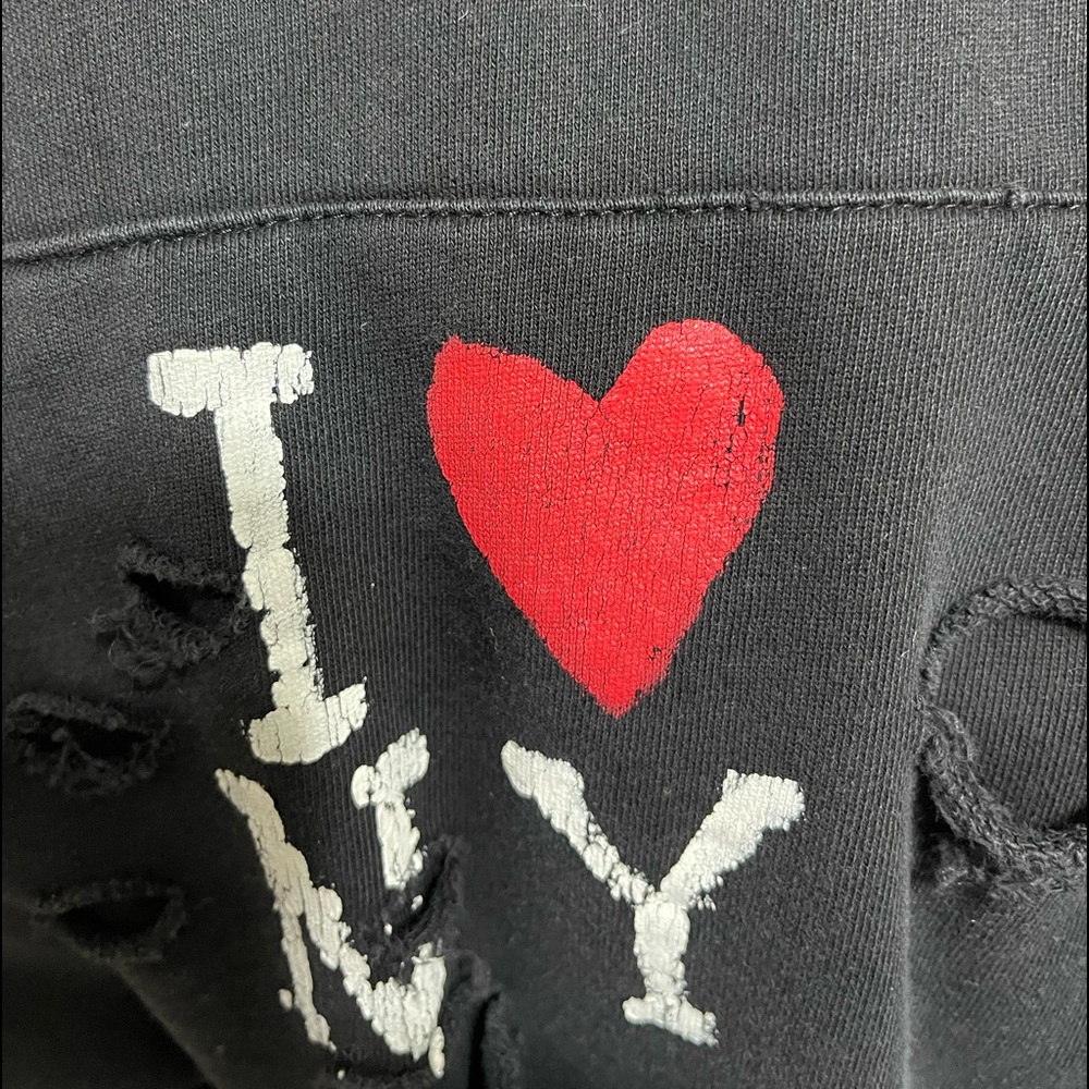 Wrenandglory New York HAND PAINTED!! HOODIE.